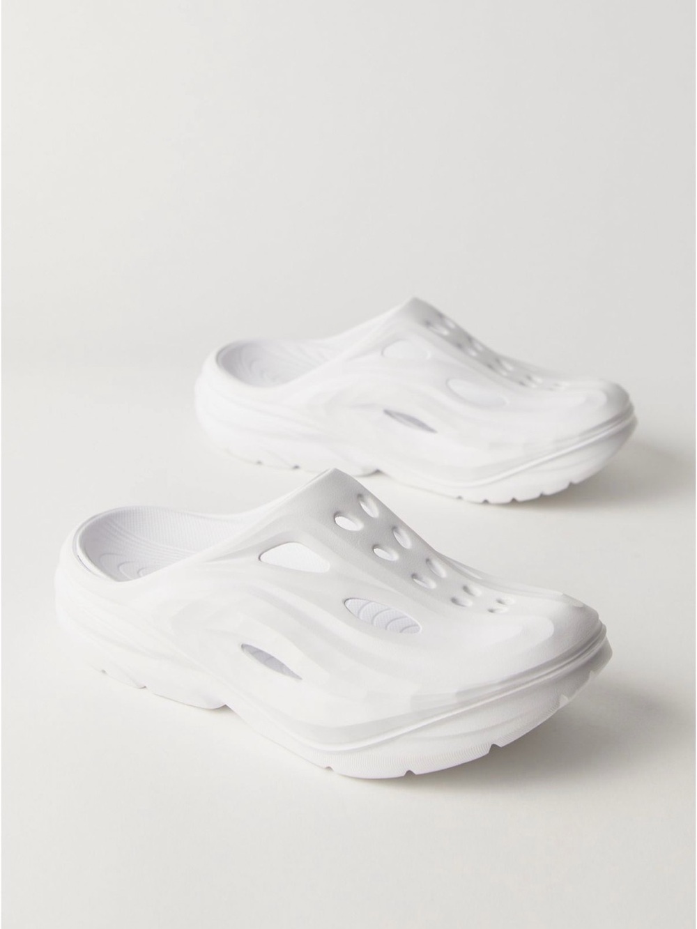 NIB HOKA Ora Recovery Mules White Clogs Women’s Size 10